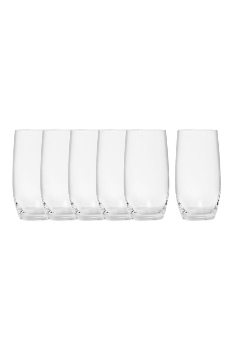 Banquet Set of 6 Cocktail Glasses, Main, color, CLEAR