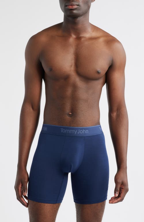 Tommy John 3-pack Second Skin 6-inch Stretch Modal Boxer Briefs In Blue