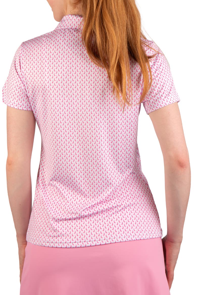Byrds Quarter Zip Polo, Alternate, color, PINK