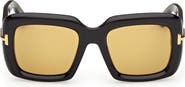 TOM FORD 53mm Square Sunglasses