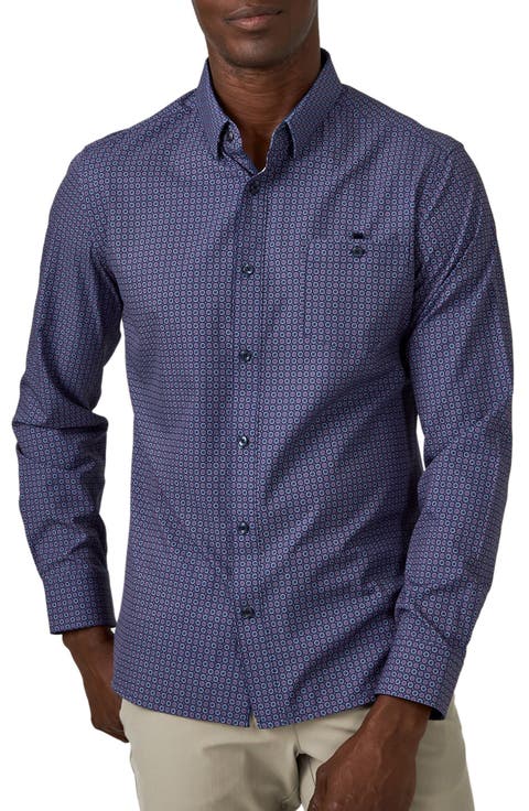Liberty Medallion Performance Button-Up Shirt
