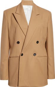 A.L.C. Calla Double Breasted Wool Blend Blazer