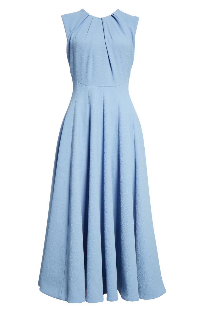Emilia Wickstead Marlen Pleated Double Crepe A-Line Dress, Alternate, color,