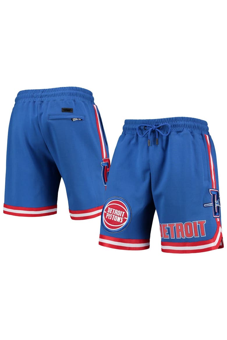 Men's Pro Standard Blue Detroit Pistons Chenille Shorts, Main, color, Blue