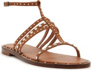 Schutz Isidora Studded Ankle Strap Sandal