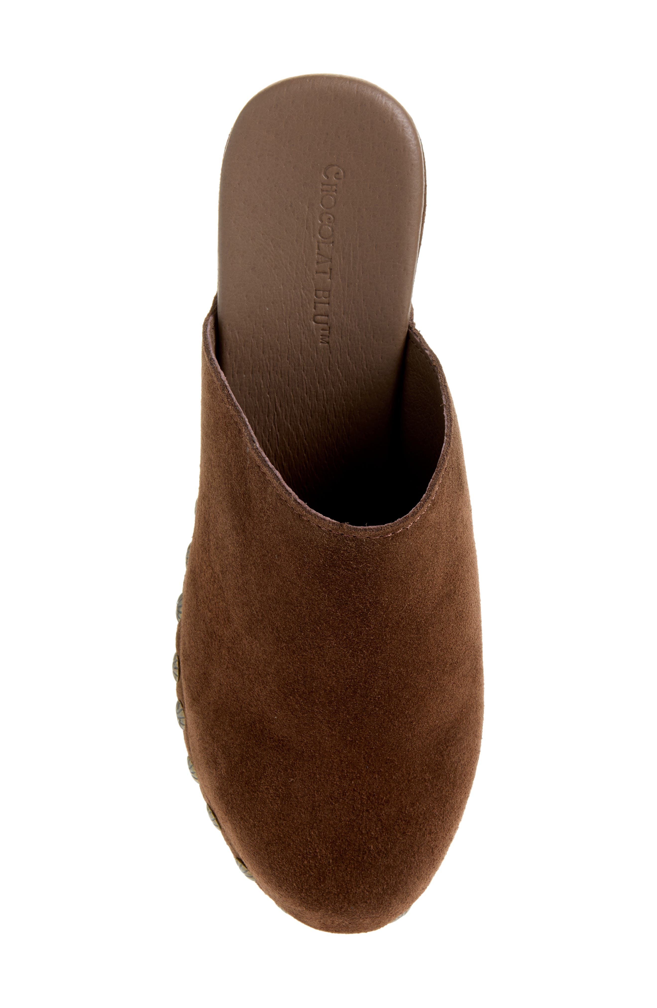 Goldy Platform Mule, Alternate, color, CHOCOLATE SUEDE