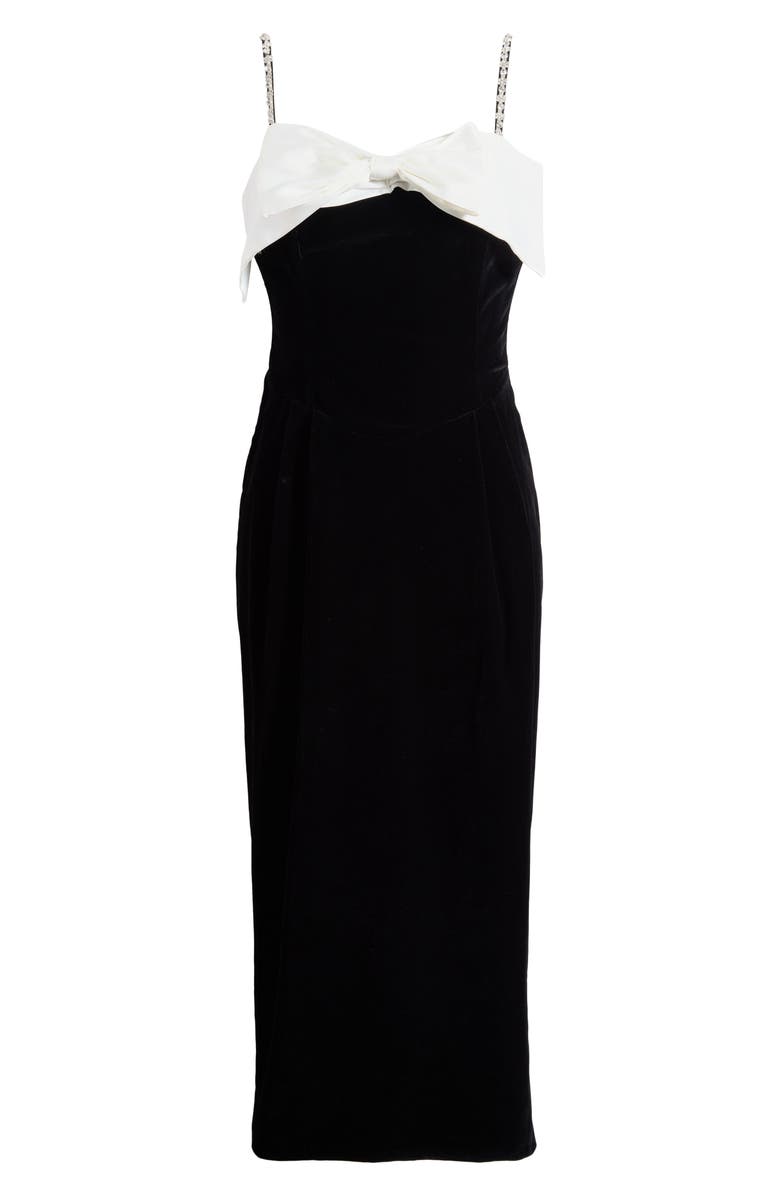 Sister Jane Kelly Velvet Maxi Dress, Main, color, Black