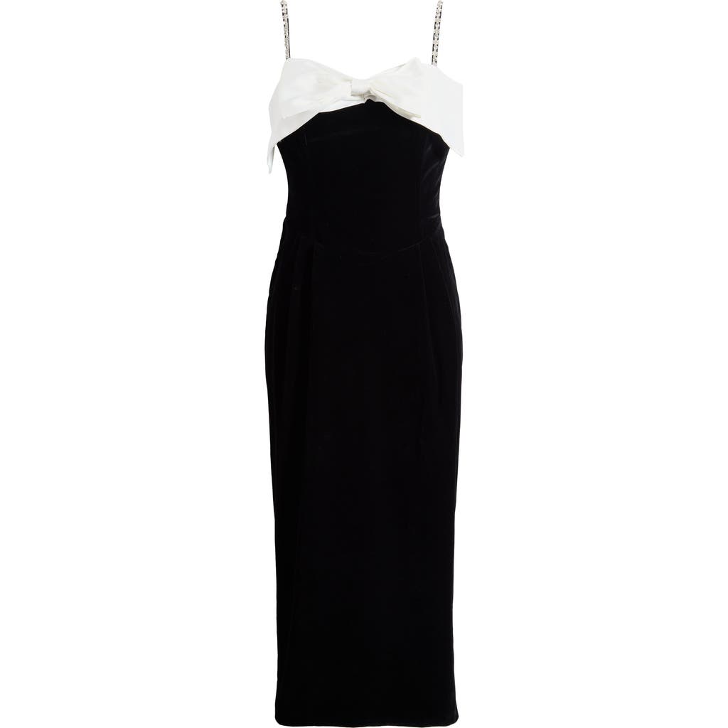Sister Jane Kelly Velvet Maxi Dress In Black
