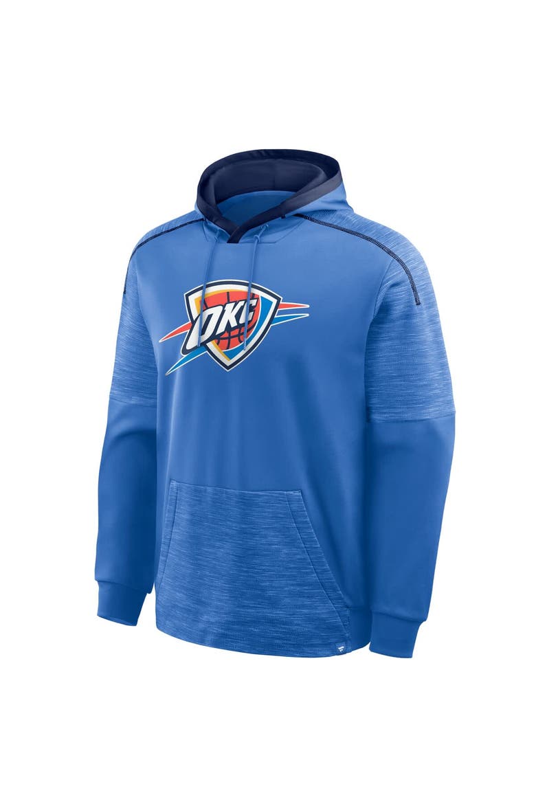 Men's Fanatics Blue Oklahoma City Thunder Pick & Roll Defender Pullover Hoodie, Alternate, color, Blue