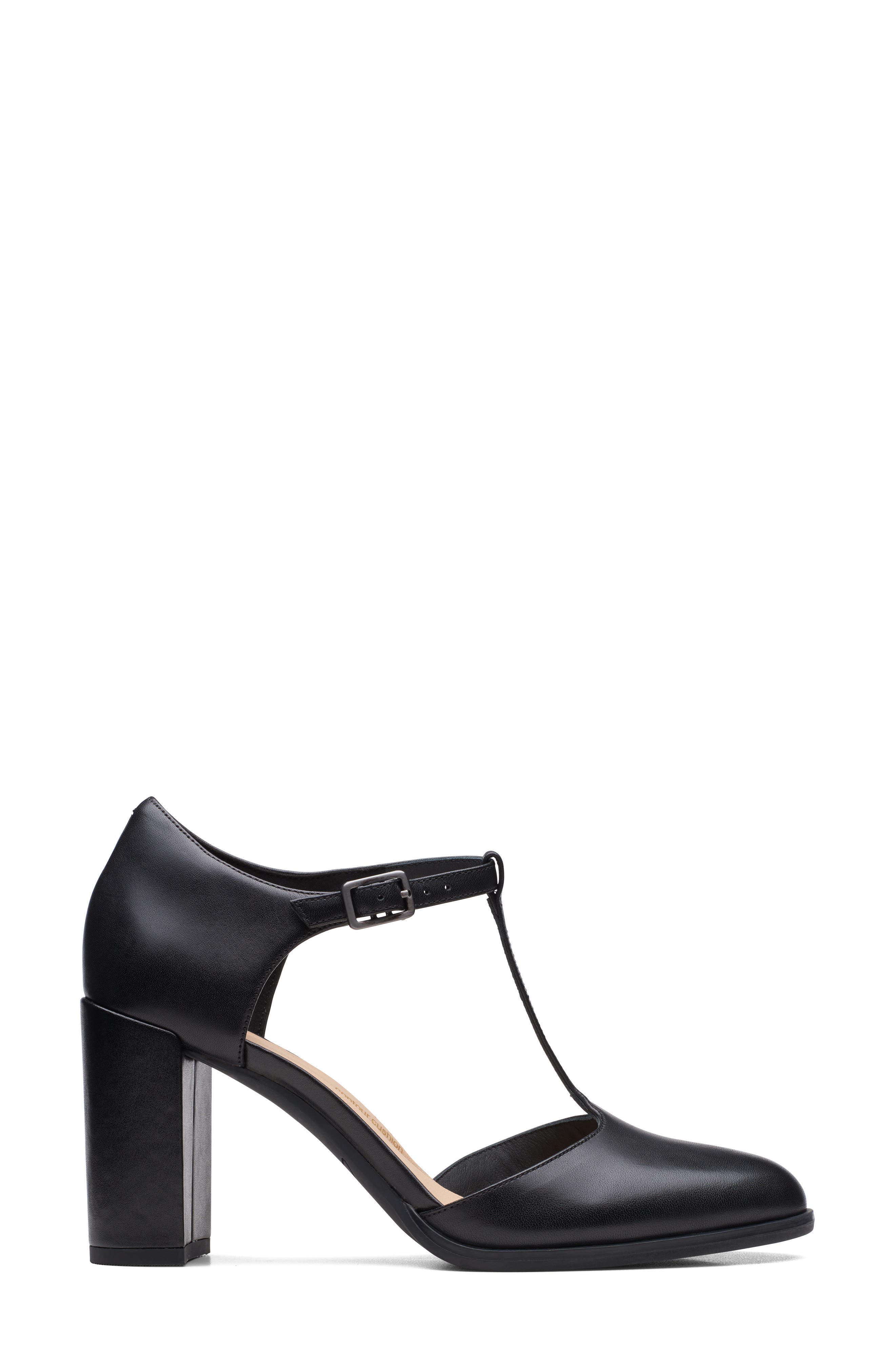 Clarks<sup>®</sup> Freva85 Bar T-Strap Pump, Alternate, color, 