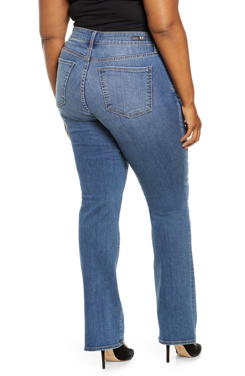 KUT from the Kloth Natalie Fab Ab High Waist Bootcut Jeans, Alternate, color, 