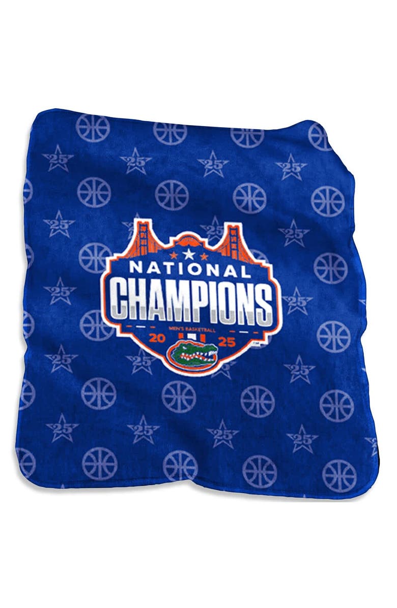 LOGO BRANDS Florida Gators 2025 NCAA Men's Basketball National Champions 50” x 60” Silk Touch Throw Blanket, Main, color, 
