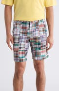 Vintage 1946 Patchwork Madras Flat Front Shorts