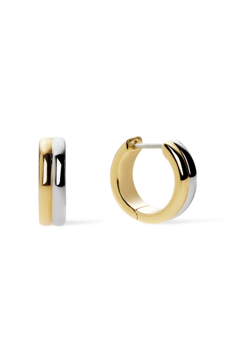 Ana Luisa Huggie Hoop Earrings - Asher, Main, color, Gold/Silver