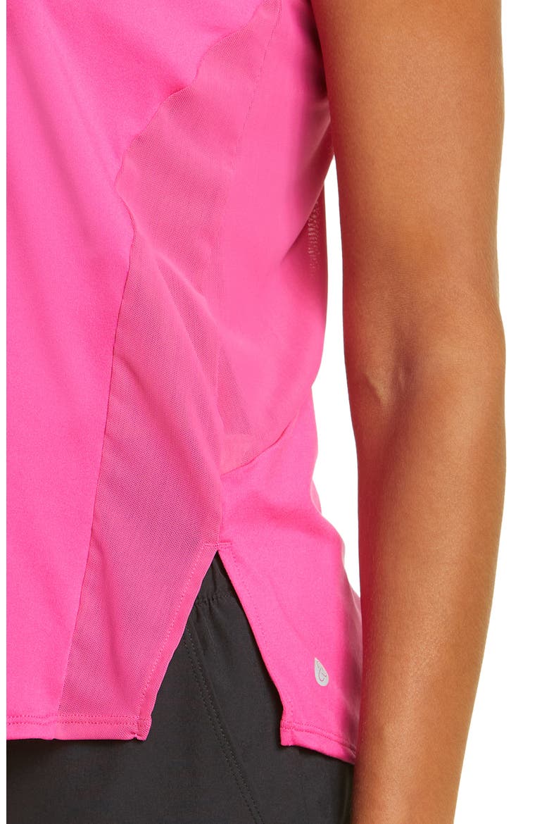 Performance Mesh Panel Tank, Alternate, color, PINK ROUGE