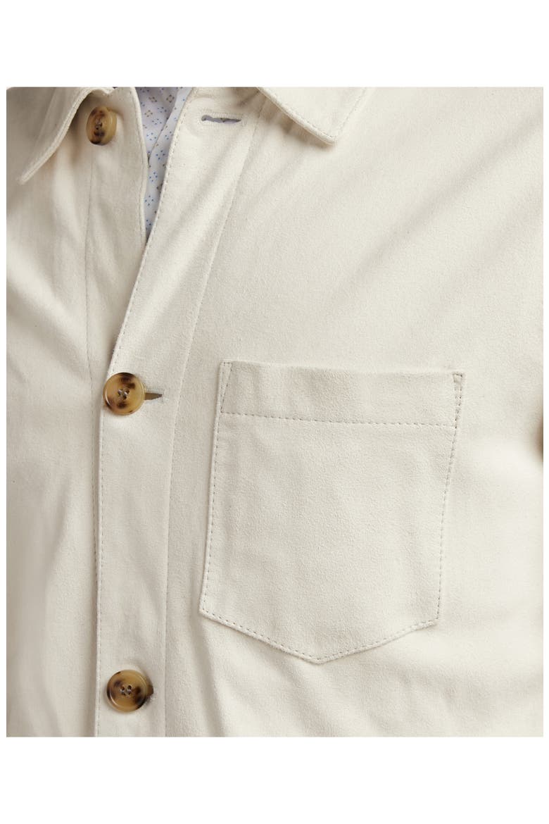 City Suede Jacket, Alternate, color, CREME FRAICHE