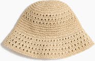 H&M Handmade Straw Bucket Hat