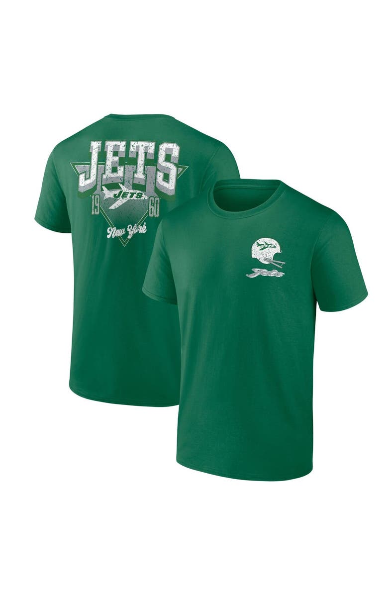 FANATICS Men's Fanatics Kelly Green New York Jets Never Over T-Shirt, Main, color, Kelly Green