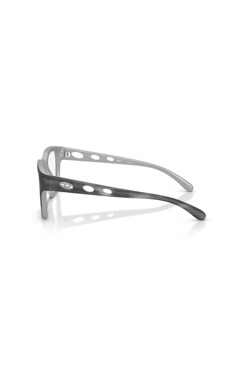 DIESEL<sup>®</sup> 52mm Square optical glasses, Alternate, color, Black