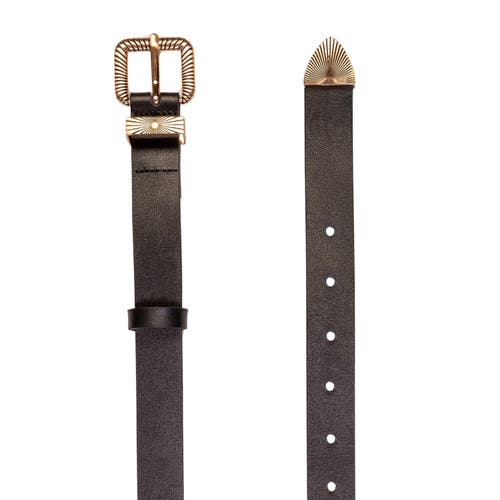 Black Suede Studio Una Belt In Multi