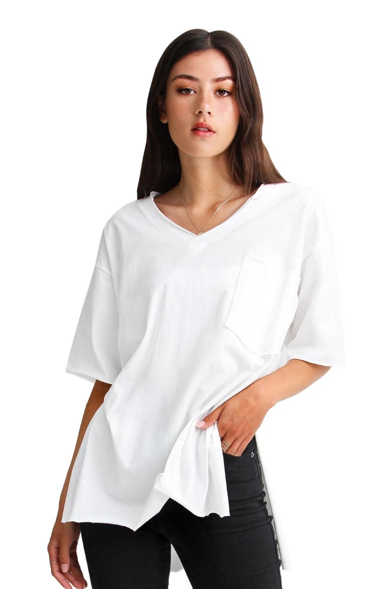 Brave Soul Oversized T-Shirt, Alternate, color, White
