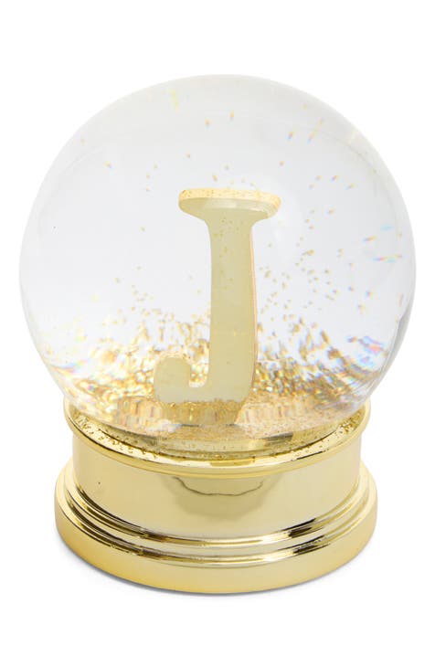 Monogram Snow Globe