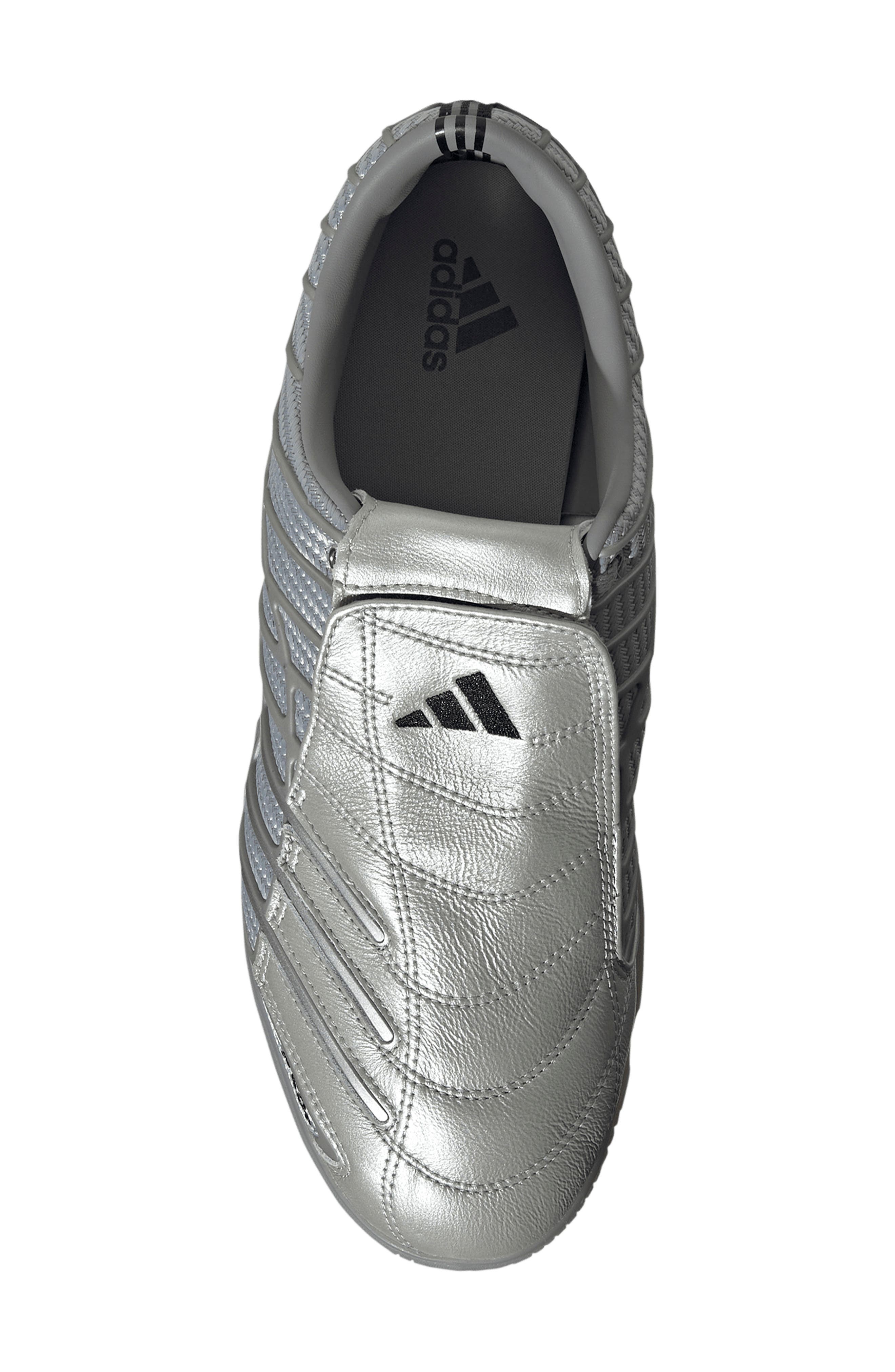 adidas F50 Sala Running Sneaker, Alternate, color, Silver / Silver/ Grey