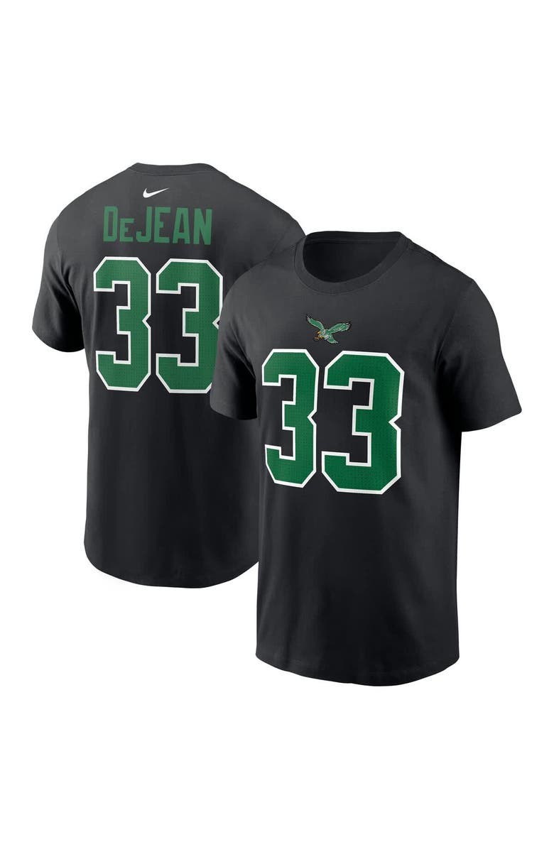 Nike Men's Nike Cooper DeJean Black Philadelphia Eagles Player Name & Number T-Shirt, Main, color, Black
