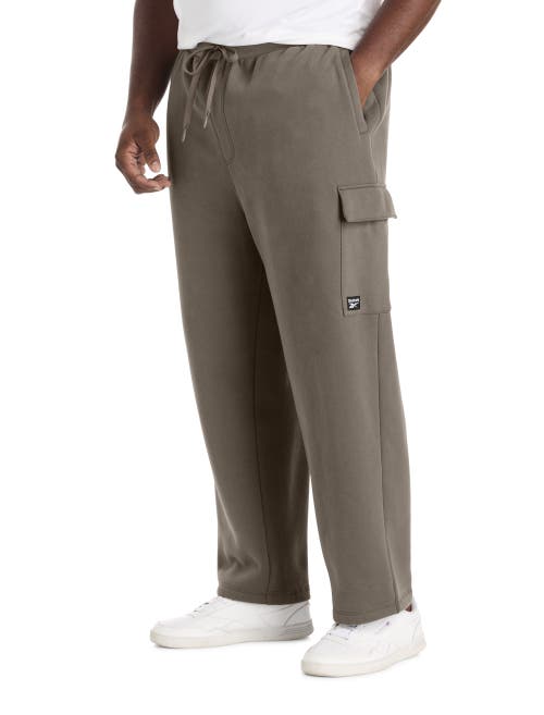 Reebok Big & Tall Performance Supersoft Cargo Sweatpants In Animal Print