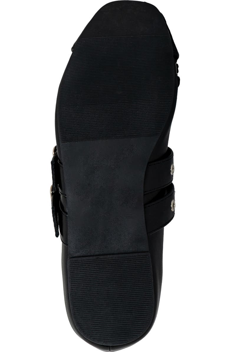 CHASE AND CHLOE Double Moto Belt Strap Ballet Flat, Alternate, color,