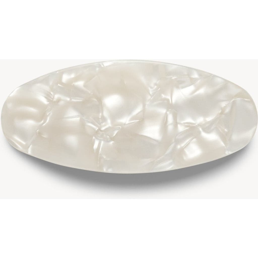 Machete Jumbo Oval Barrette In Neutral