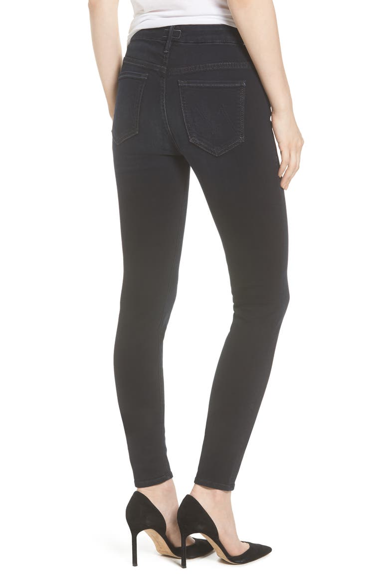 'The Looker' High Rise Skinny Jeans, Alternate, color, COFFEE TEA OR ME