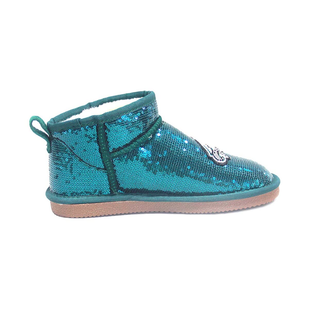 CUCE Women's Cuce  Green Philadelphia Eagles Sequin Ankle Boots, Alternate, color, 