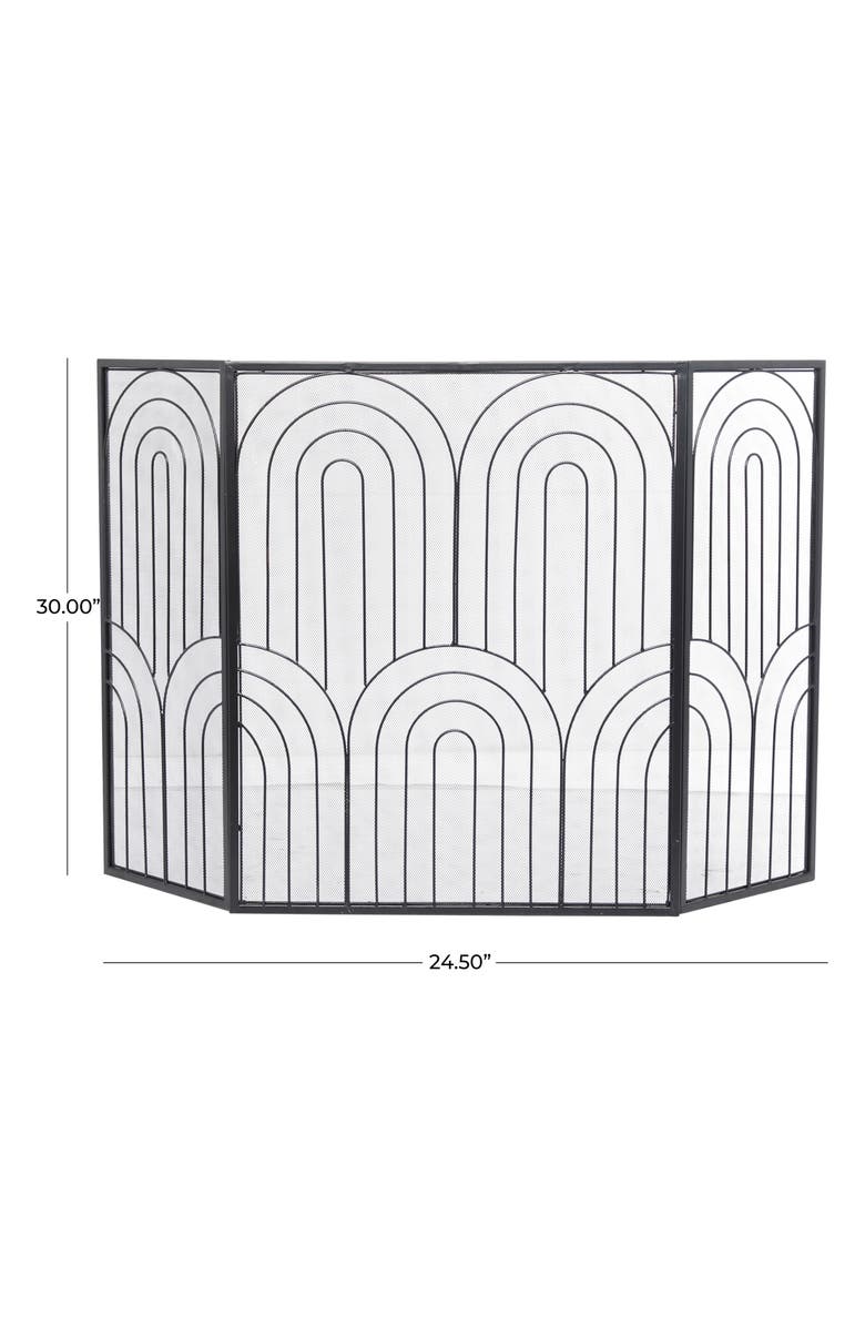 Novogratz Art Deco Fire Screen, Alternate, color, 