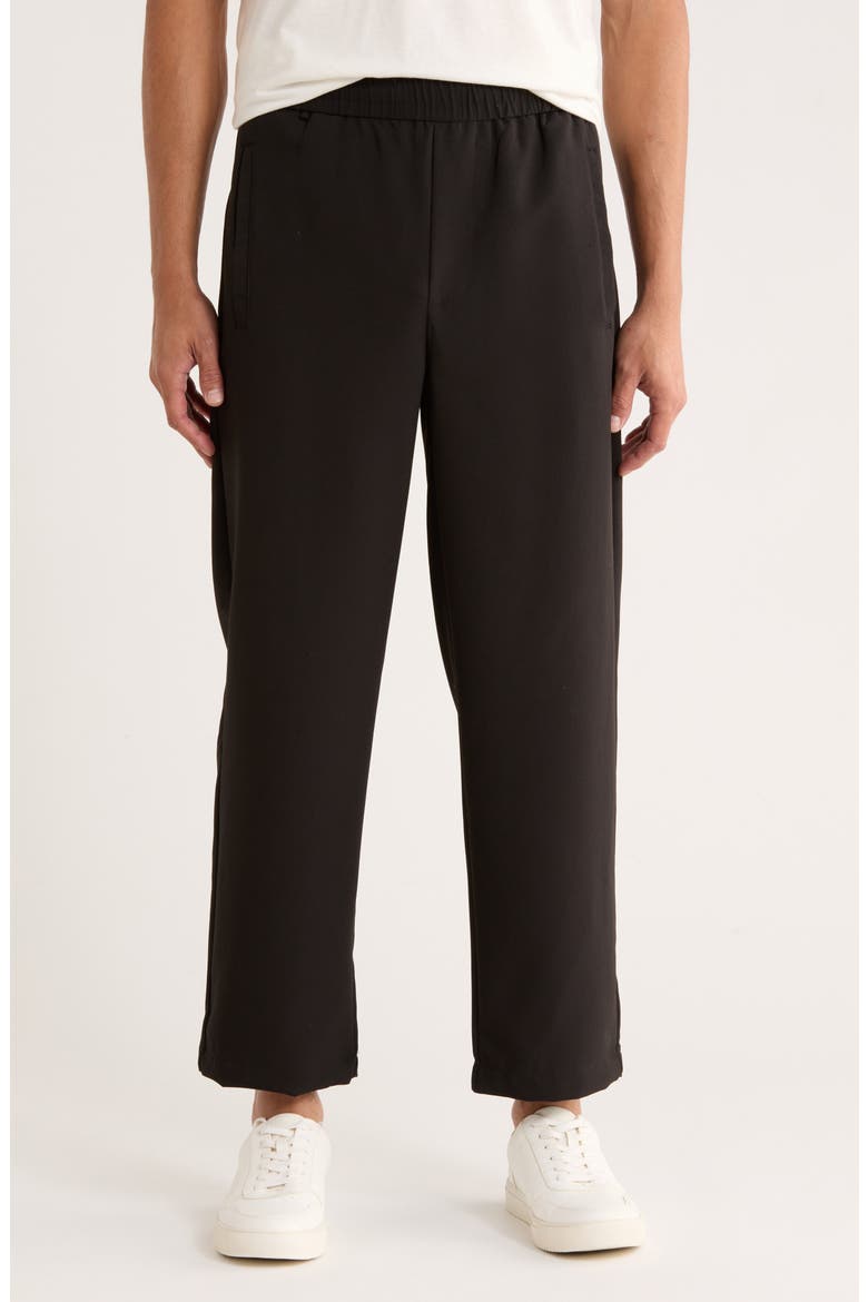 Tailored Knit Pants, Main, color, BLACK