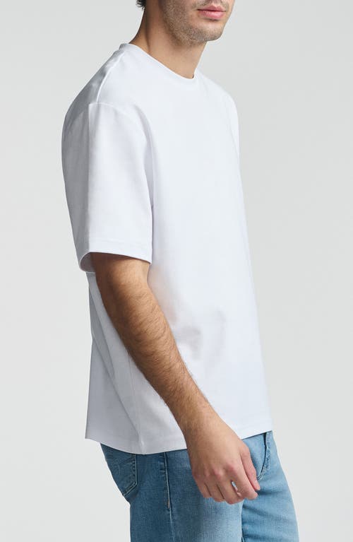 Mavi Jeans Relaxed Fit Cotton T-shirt In White