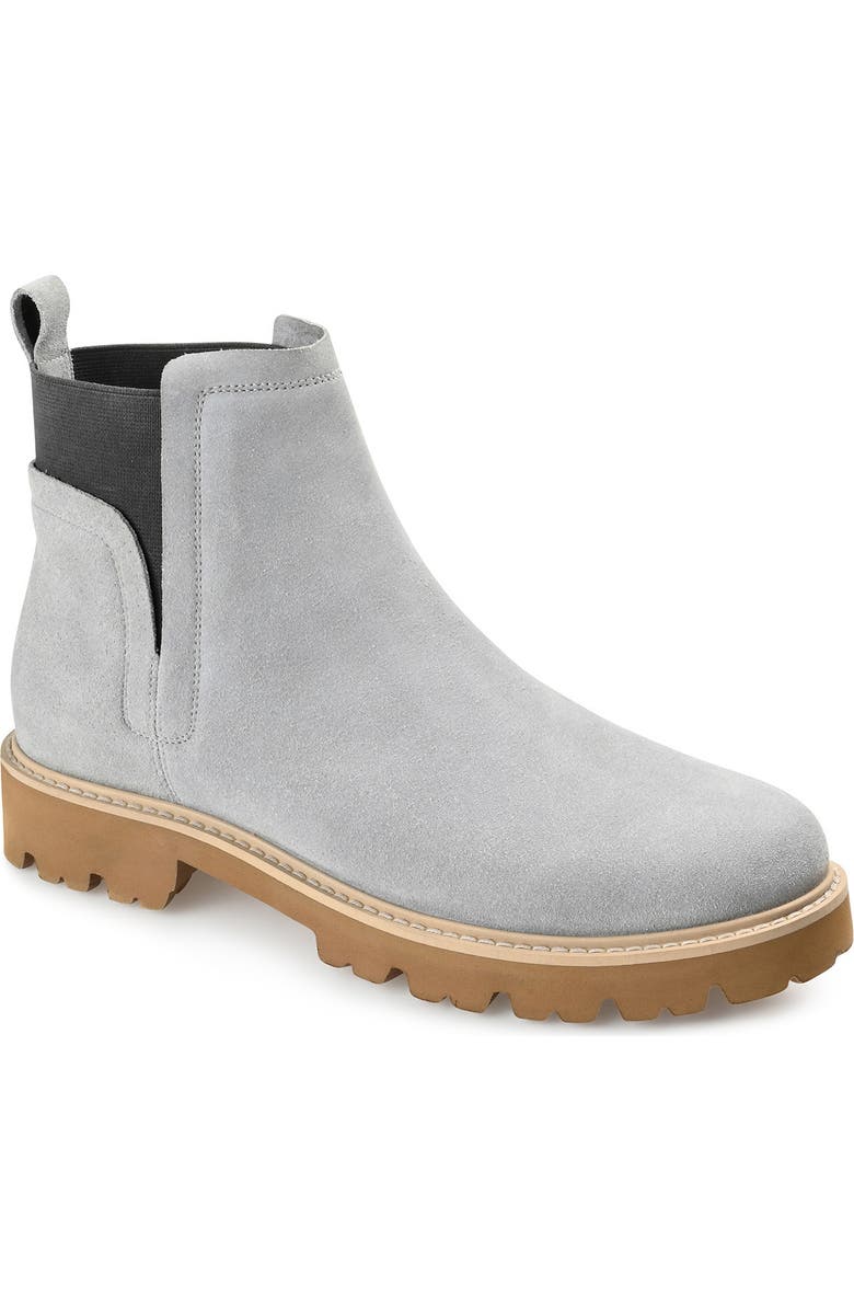 Journee Collection Journee Signature Bristol Chelsea Boot, Main, color, Grey