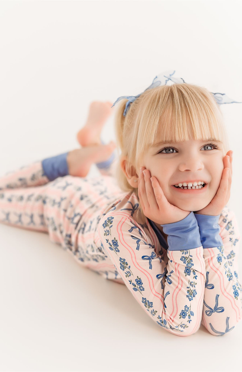 In My Jammers Amelia Bow Two Piece Set, Alternate, color, Off-White