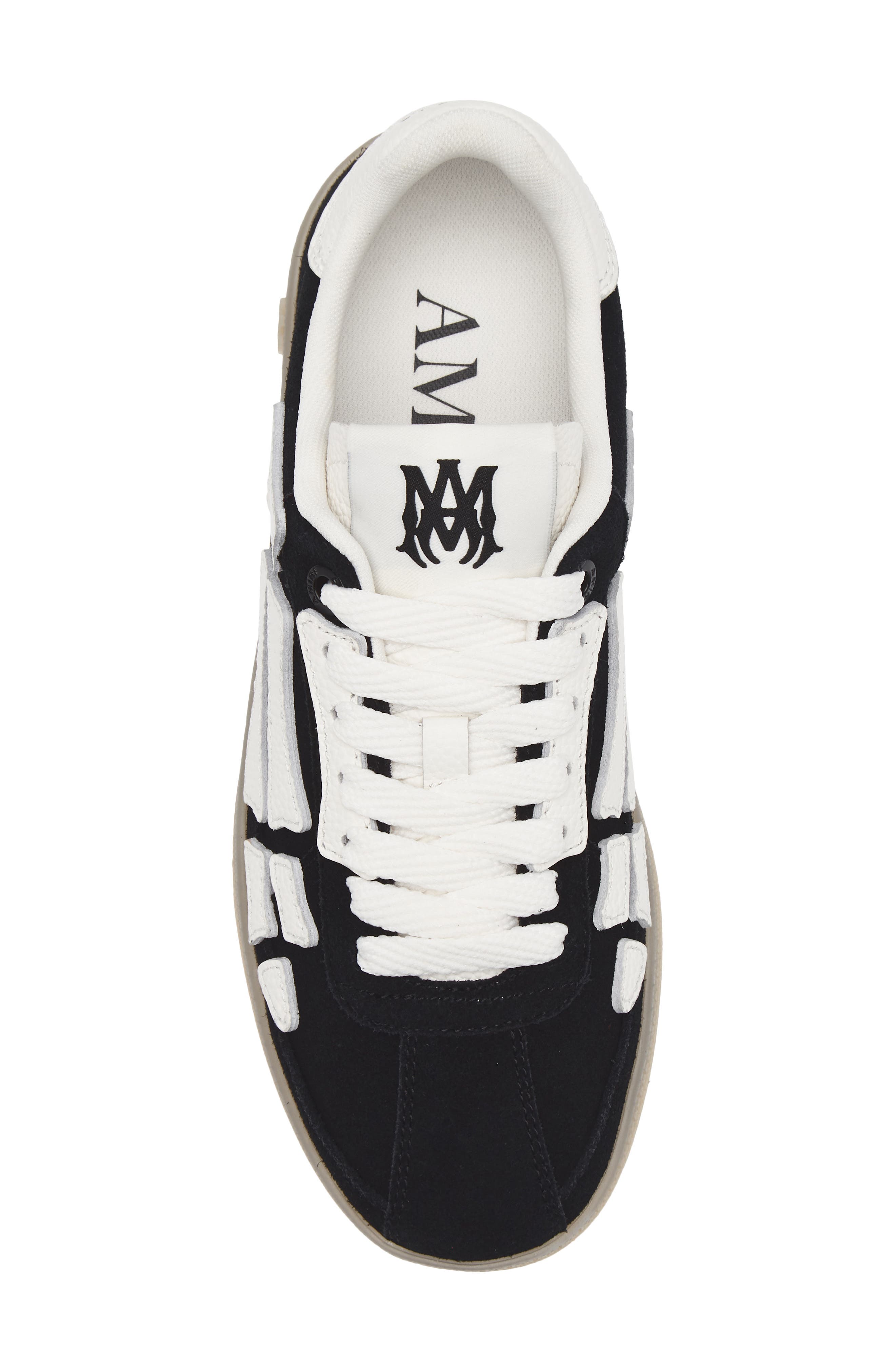 AMIRI Pacific Bones Sneaker, Alternate, color, Black