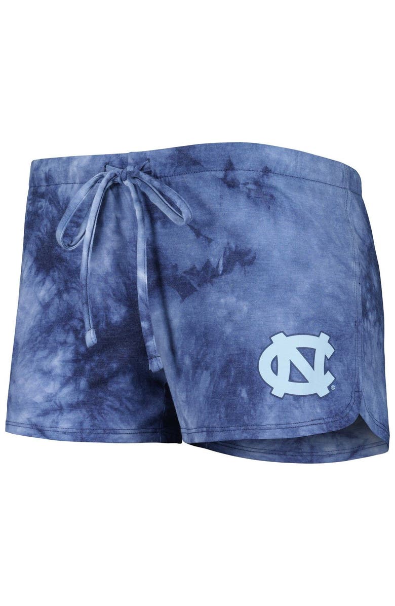 CONCEPTS SPORT Women's Concepts Sport Navy North Carolina Tar Heels Billboard Tie-Dye Tank and Shorts Sleep Set, Alternate, color, 
