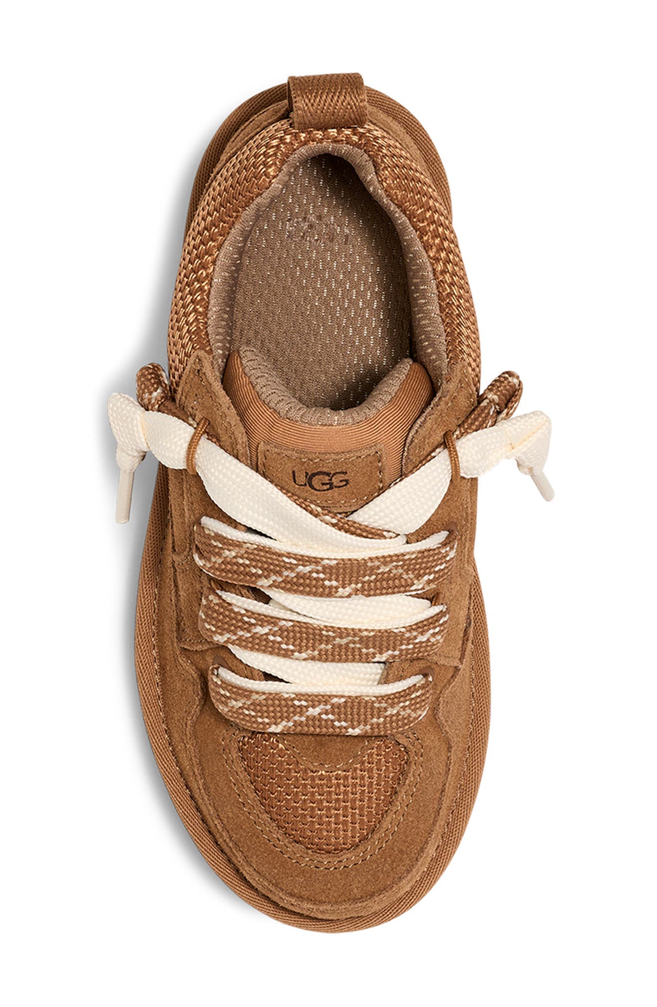UGG<sup>®</sup> Kids' Lo Lowmel Sneaker, Alternate, color, Chestnut