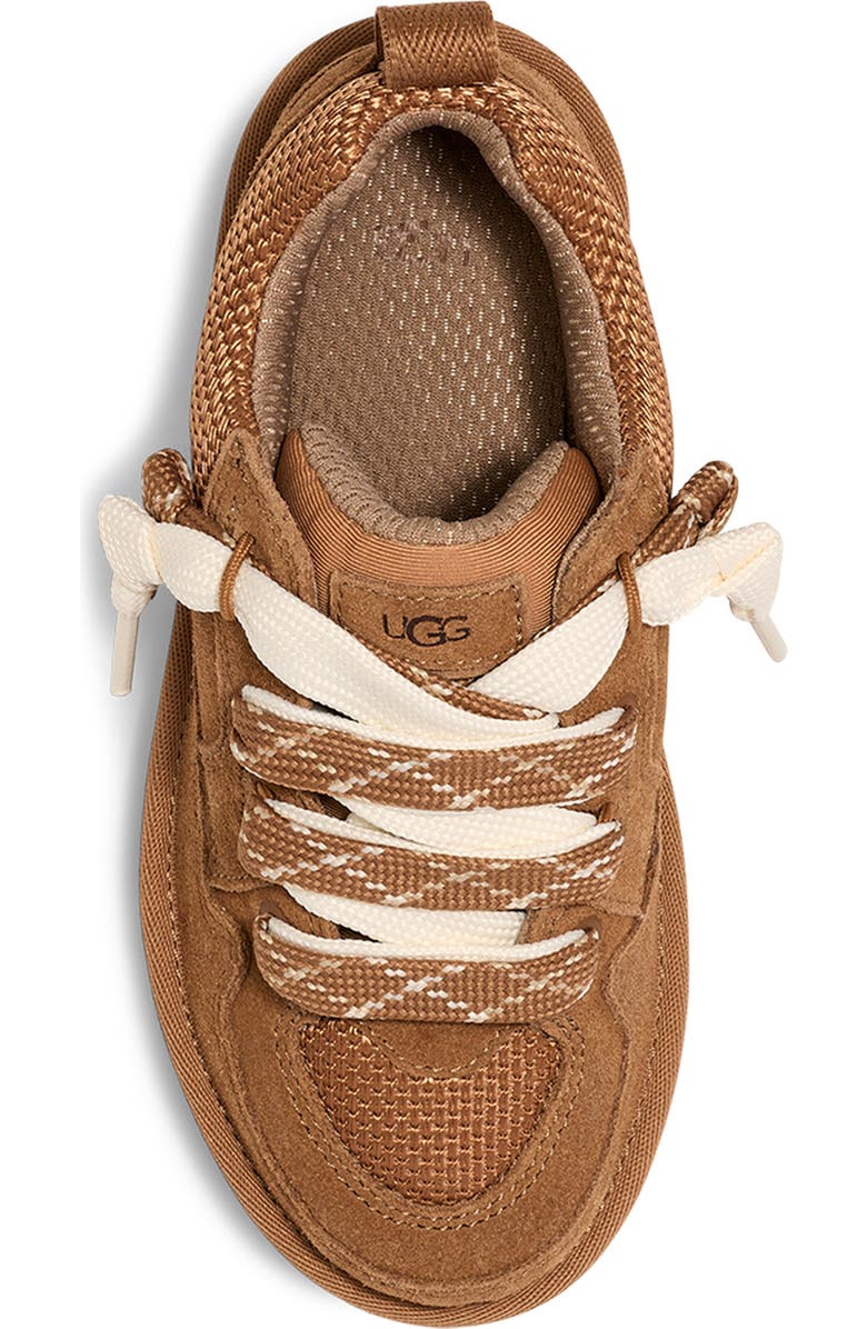 UGG<sup>®</sup> Kids' Lo Lowmel Sneaker, Alternate, color, Chestnut