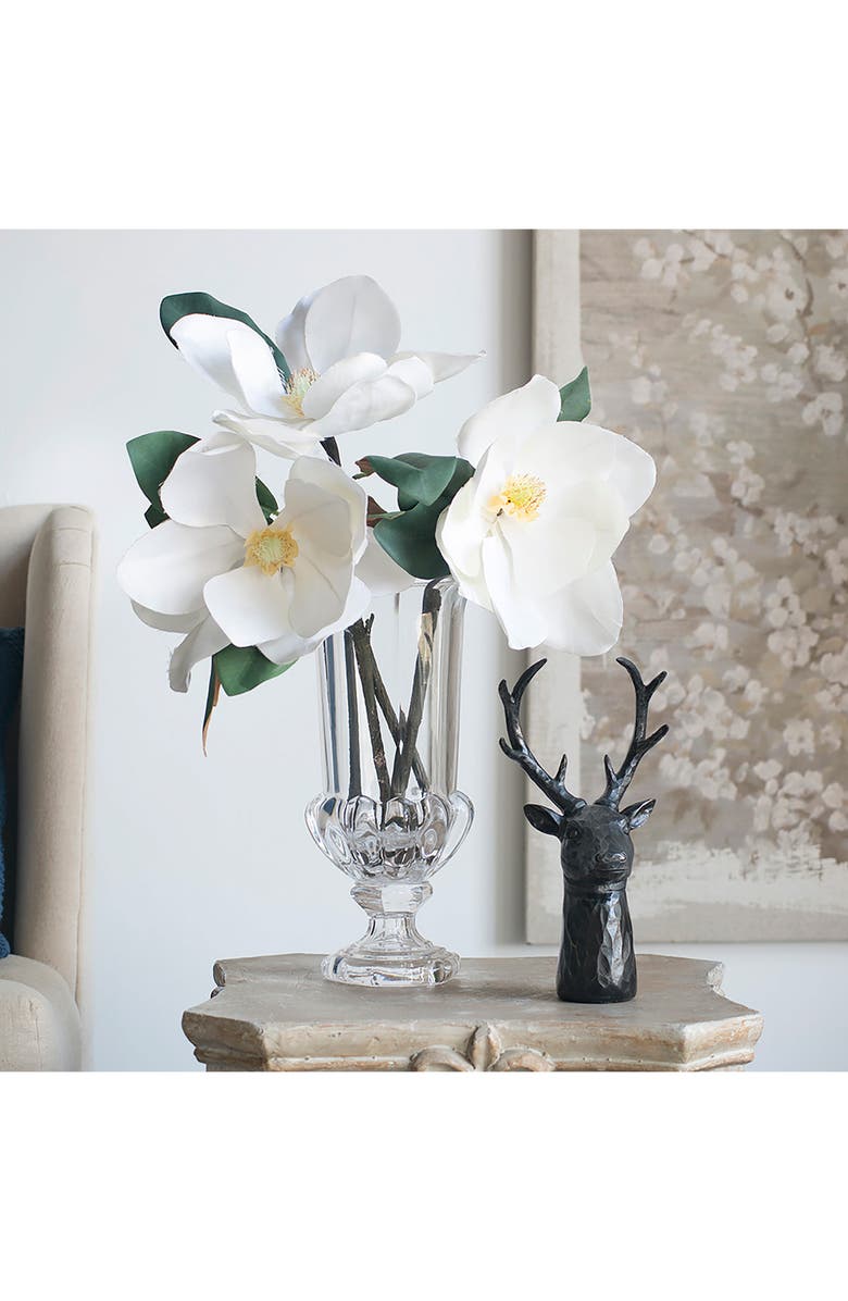 A & B Home Deer Decorative Bust, Alternate, color, Black