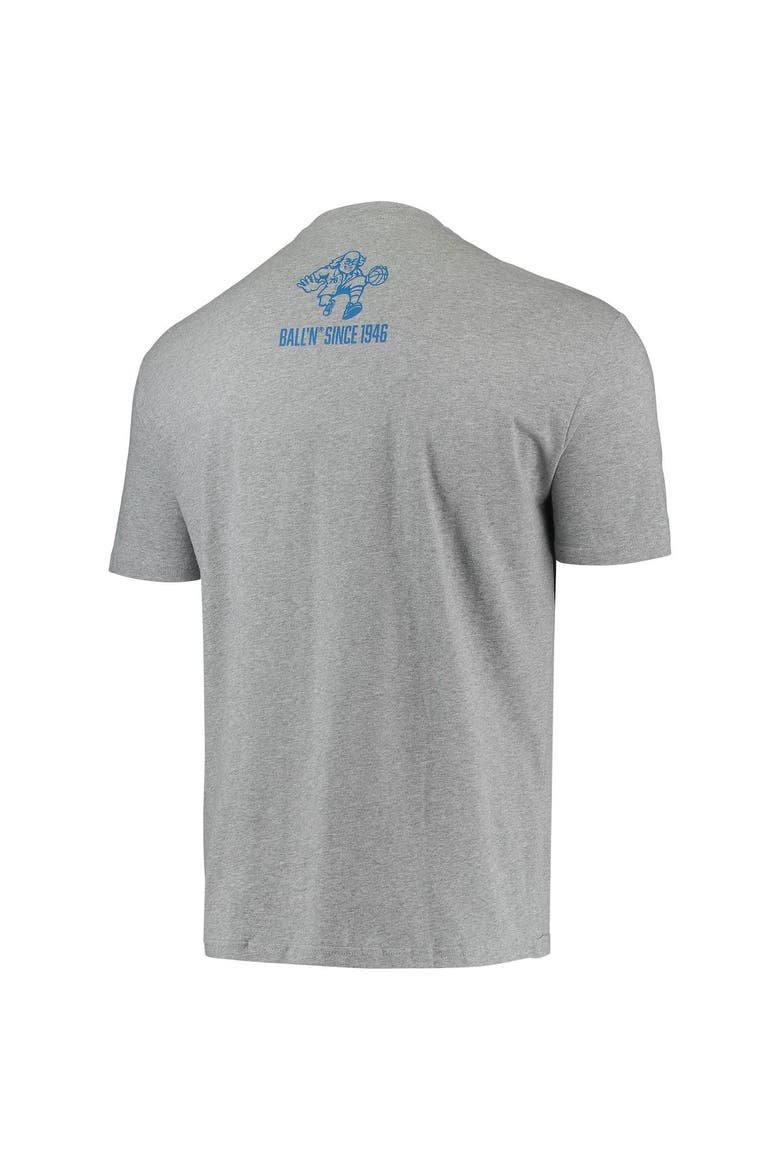 Men's BALL'N Heathered Gray Philadelphia 76ers Since 1946 T-Shirt, Alternate, color, Heather Gray