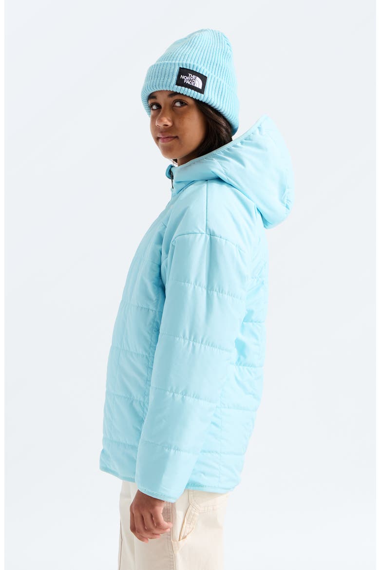Kids' Shasta Water Repellent Reversible Hooded Jacket, Alternate, color, GLACIER