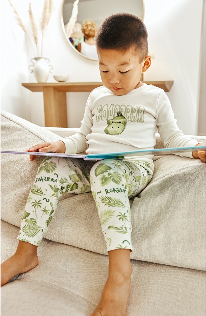 Warmies Dinosaur PJ Set, Alternate, color, Multi Color