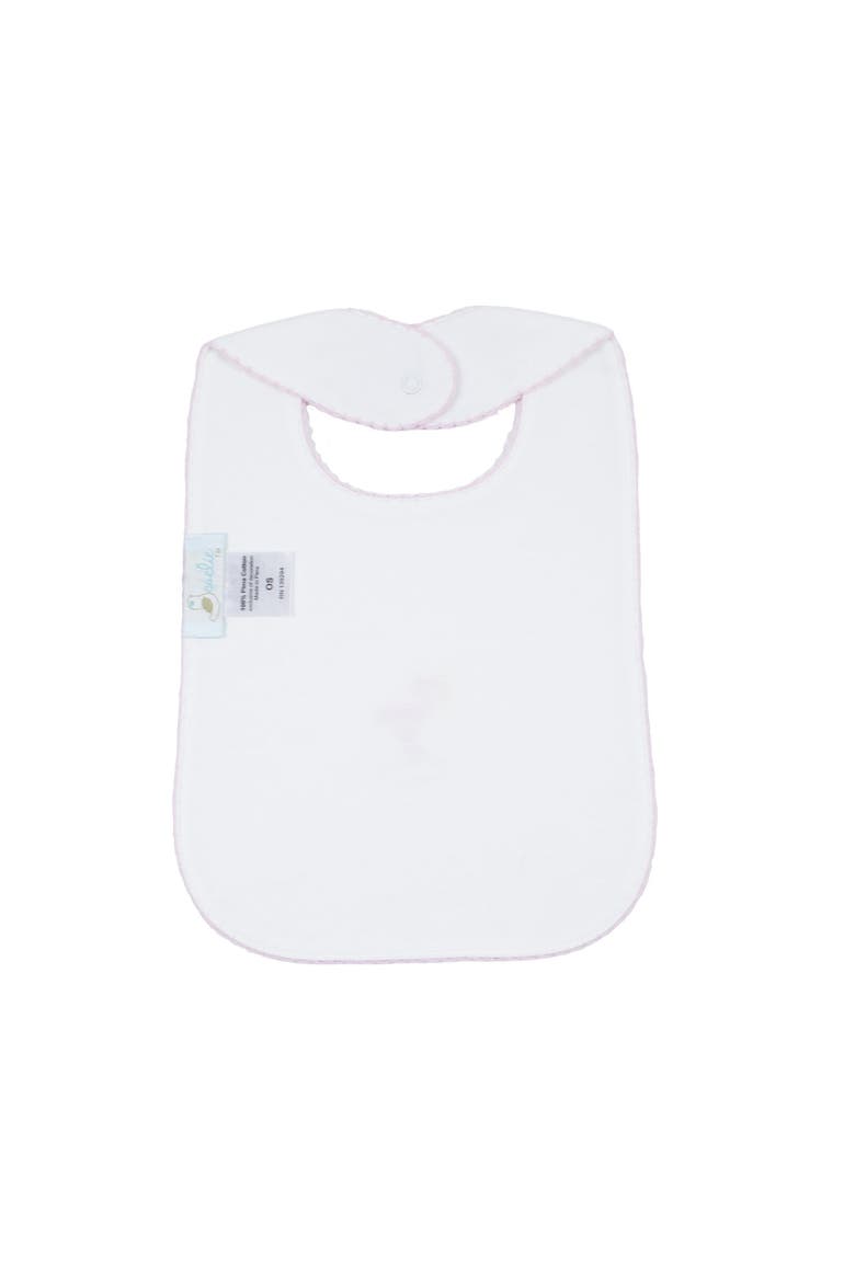 Just Delivered Bib, Alternate, color, White & Pink