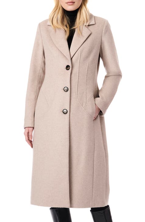 Ladies tailored wool coat on sale