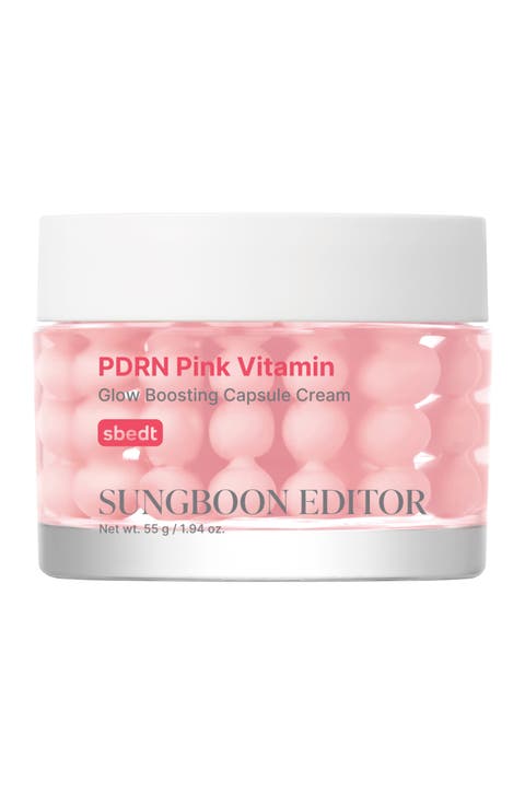 PDRN Pink Vitamin Glow Boosting Capsule Cream
