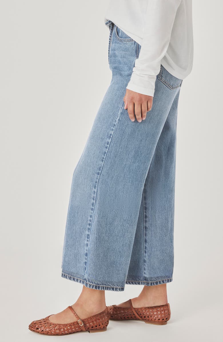 Splendid Lounge Wide Leg Crop Jeans, Alternate, color, Indigo Blue